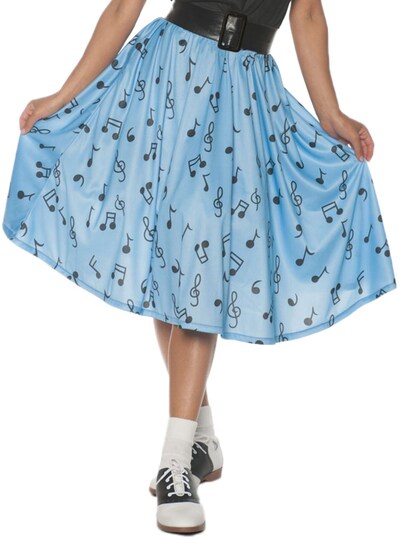 The Costume Center Blue and Black 50s Musical Note Skirt Women Adult Halloween Costume - Large, Color: Blue | Michaels The Costume Center Blue and Black 50s Musical Note Skirt Women Adult Halloween Costume - Large, Color: Blue | Michaels